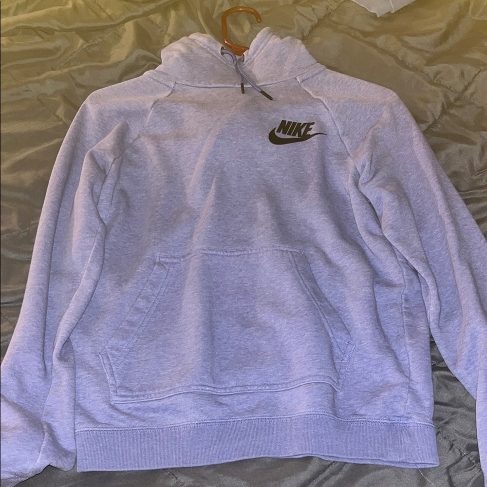 Nike Light Gray Pullover Hoodie